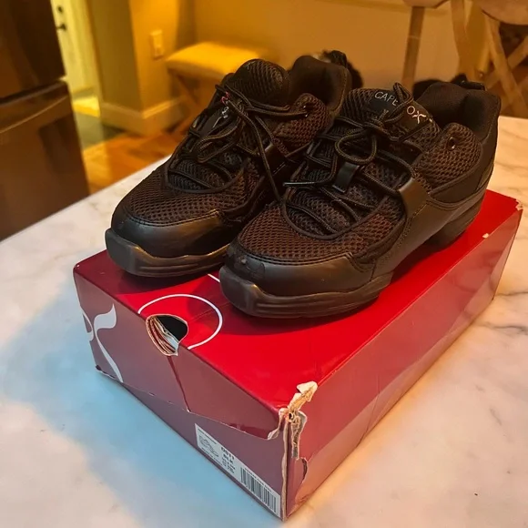 Capezio Kids Black Sneakers - Picture 2 of 9